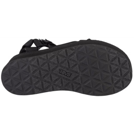 Sandales universelles Teva Flatform 1008844-BLK le noir 3