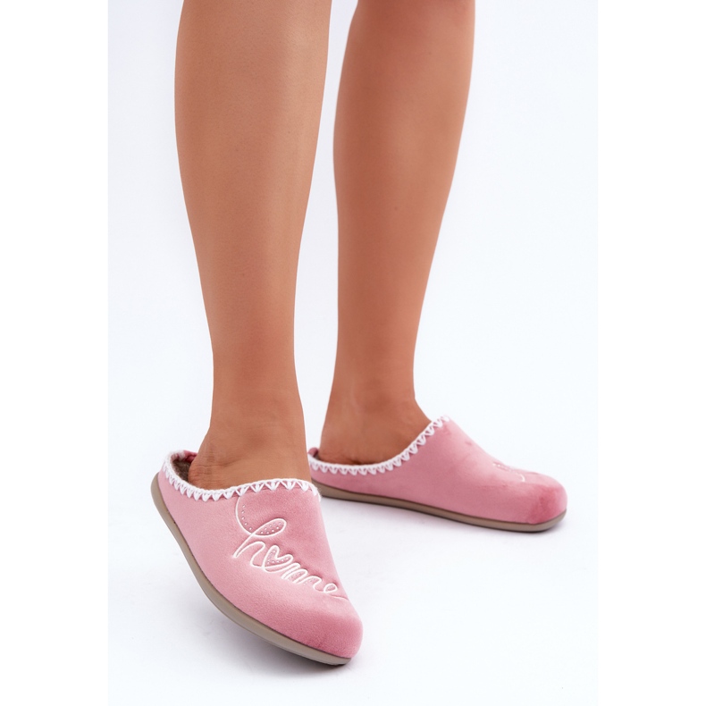 Inblu Chaussures d'intérieur pour femmes Pantoufles GF000026 Rose 2