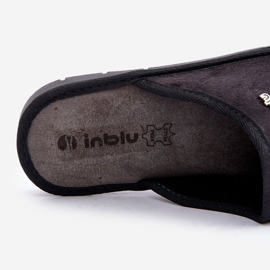 Chaussures d'intérieur pour hommes Inblu pantoufles 9100002H noir 2