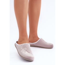 Inblu Chaussons Femme GF000026 Beige 2