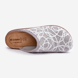 Inblu Pantoufles Brillantes Pour Femmes CT000028 Gris 2
