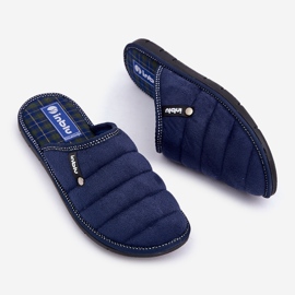 Inblu Chaussures confortables pour la maison pour hommes, bleu marine 1