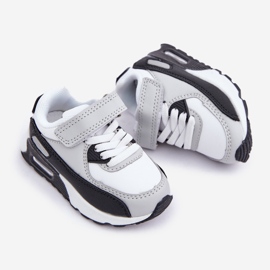 FR1 Chaussures de sport à plateforme pour enfants, blanches et noires 1