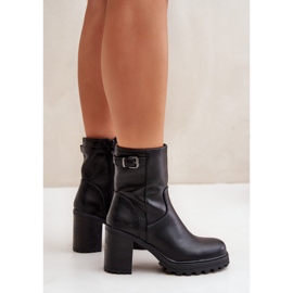 Bottines isolées à boucle, noir le noir 5