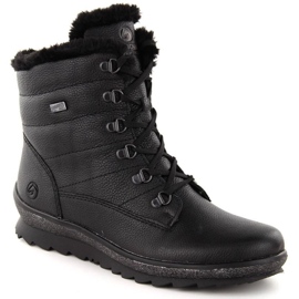 Rieker Bottes isolées en cuir Remonte W RKR629B noir le noir 4