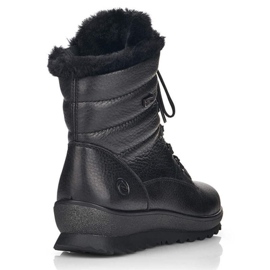 Rieker Bottes isolées en cuir Remonte W RKR629B noir le noir 9
