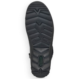 Rieker Bottes isolées en cuir Remonte W RKR629B noir le noir 11