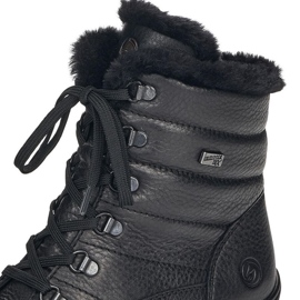 Rieker Bottes isolées en cuir Remonte W RKR629B noir le noir 15
