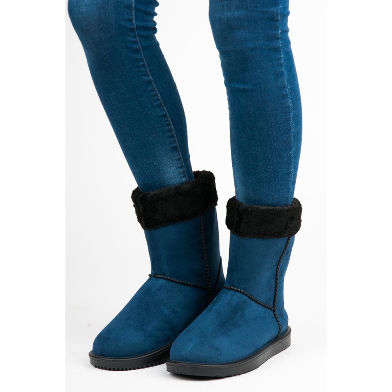 Bona Bottes de neige femme bleu 1 Bona Bottes de neige femme bleu 1