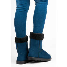 Bona Bottes de neige femme bleu 2