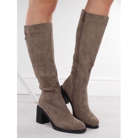 Bottines à talons en daim Potocki W 60314 WOL278B 5