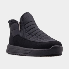 Bottes de neige d'hiver Progress PROGJ-21-21 le noir 4