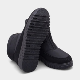 Bottes de neige d'hiver Progress PROGJ-23-204 le noir 3