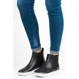 Mckeylor Baskets montantes à imprimé serpent noir 2