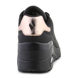 Skechers Uno Wedge - Chaussures Hi Steps 177520-BBK le noir 4