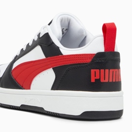 Puma Rebound v6 Chaussures basses 392328-04 blanche 4