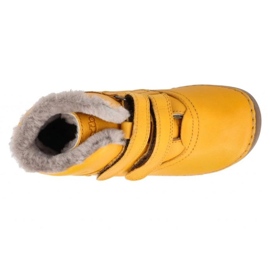 Bottes d'hiver isolées Froddo avec Velcro (G2110113-7) jaune 4
