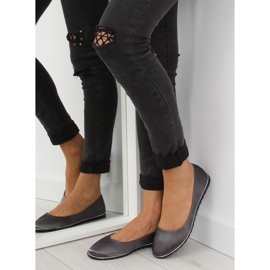 Ballerines en satin gris A8621 gris 4