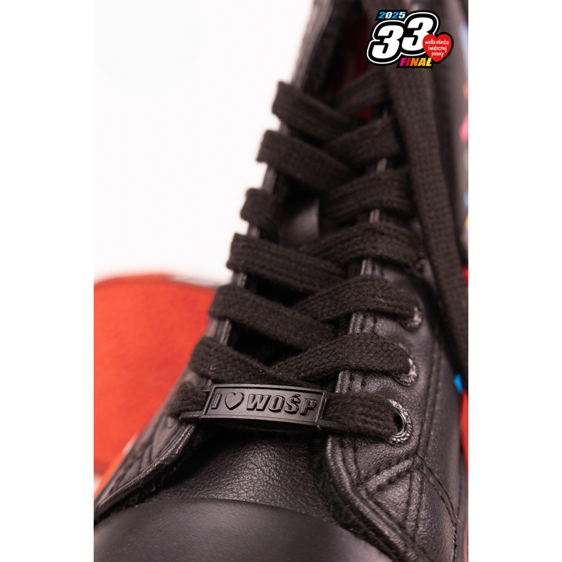 Baskets officielles pour hommes Big Star x Wośp RR174651 le noir 1 Baskets officielles pour hommes Big Star x Wośp RR174651 le noir 1