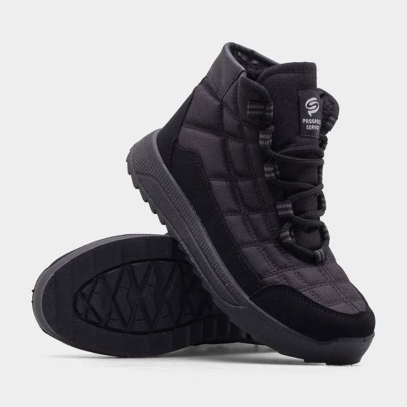 Les bottes de neige d'hiver des femmes progressent progj 24-152 noir le noir 1