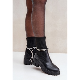 Step in style Bottes Modèle Dinarca 1987-H58 Noir - Entrez avec style le noir 2
