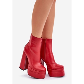 Step in style Bottes Modèle Selahra JA-26 Rouge - Entrez avec style 1