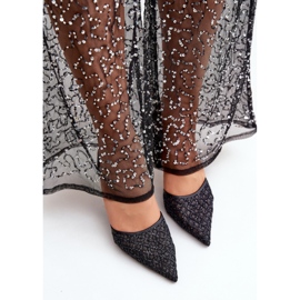 Step in style Talons hauts Modèle Berilae B1639-202 Noir Glitter - Entrez avec style le noir 2