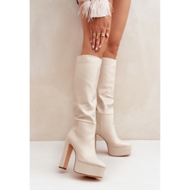Step in style Bottes Modèle Felilorn C-264 Beige Clair - Entrez avec style 1