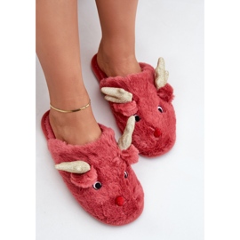 Step in style Chaussons Modèle Asielle YL-54 Corail - Entrez avec style rouge 2