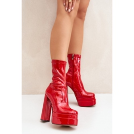 Step in style Bottes Modèle Lotisha C-244 Rouge - Entrez avec style 1