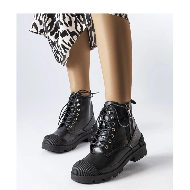 Chevaux de trait noirs pour femmes Shell - Solea le noir 1