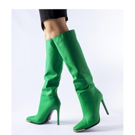 Bottes à talons vertes de Conjunto - Solea 1