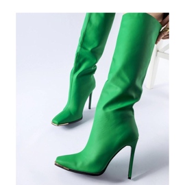 Bottes à talons vertes de Conjunto - Solea 2