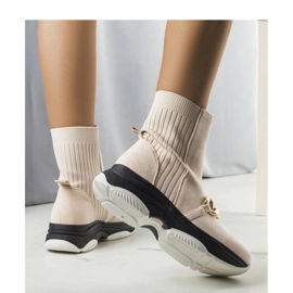 Bottines isolées beiges avec chaîne Ulster - Solea 2 Bottines isolées beiges avec chaîne Ulster - Solea 2