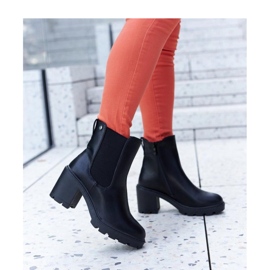 Bottines classiques isolées noires par Caio - Solea le noir 2