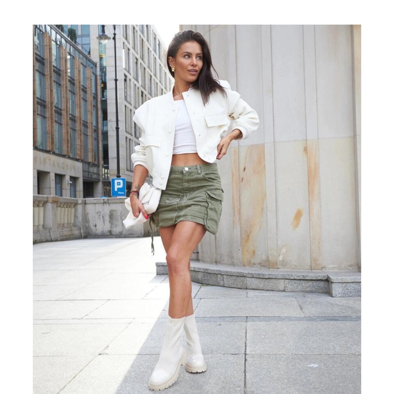 Bottines chaussettes vernis beiges d'Albertina - Solea 1