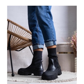 Bottines femme noires Conta - Solea 1