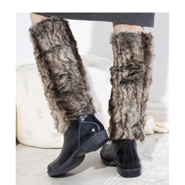 Bottines Wellington bleu marine avec fourrure Melgar - Solea 1 Bottines Wellington bleu marine avec fourrure Melgar - Solea 1