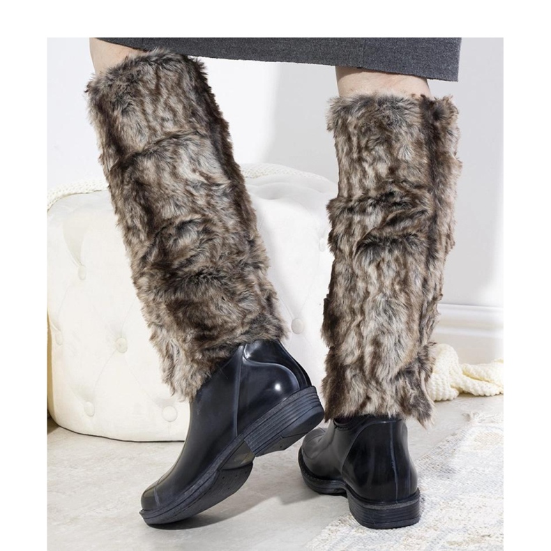 Bottines Wellington bleu marine avec fourrure Melgar - Solea 1 Bottines Wellington bleu marine avec fourrure Melgar - Solea 1