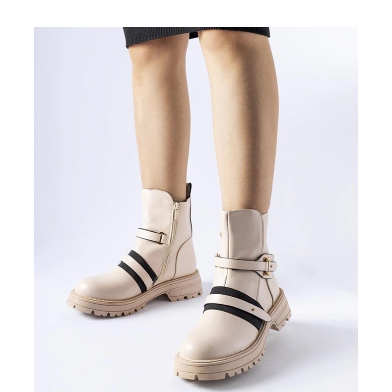 Bottes isolées beiges de Laderoute - Solea 1