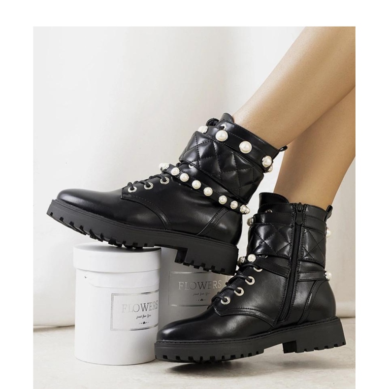 Baskets femme noires Cesia - Solea 1