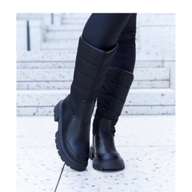 Solea Bottes de neige isolées noires le noir 1