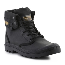 Chaussures Palladium Baggy enduites 74315-008-M le noir 1 Chaussures Palladium Baggy enduites 74315-008-M le noir 1
