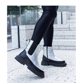 Galvani - Bottes de neige isolées métalliques Solea gris 1