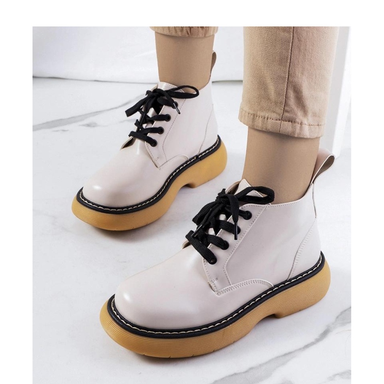 Bottines bovver beiges de Redelek - Solea 1