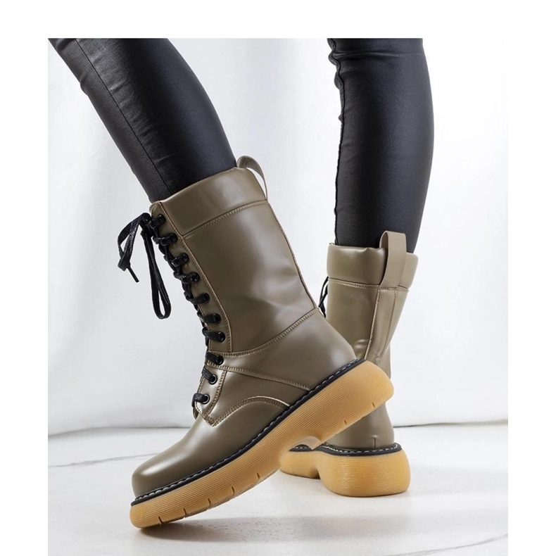 Bottines bovver vertes de Redel - Solea 1