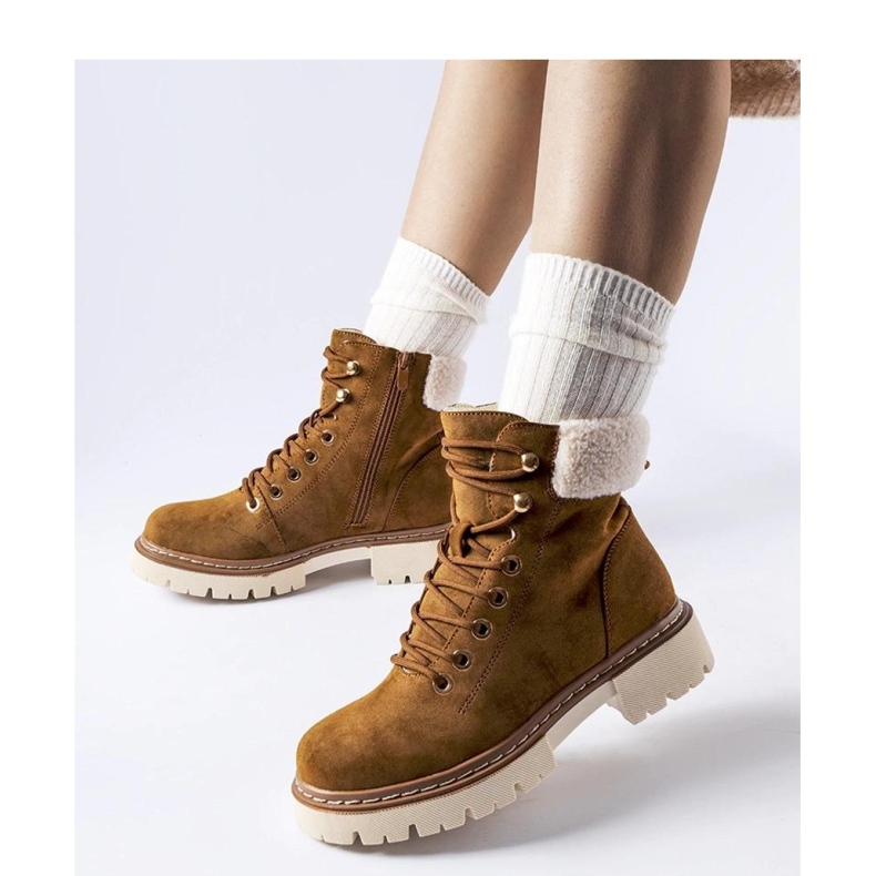 Bottes d'hiver isolées marron pour femme par Bassano - Solea brun 1