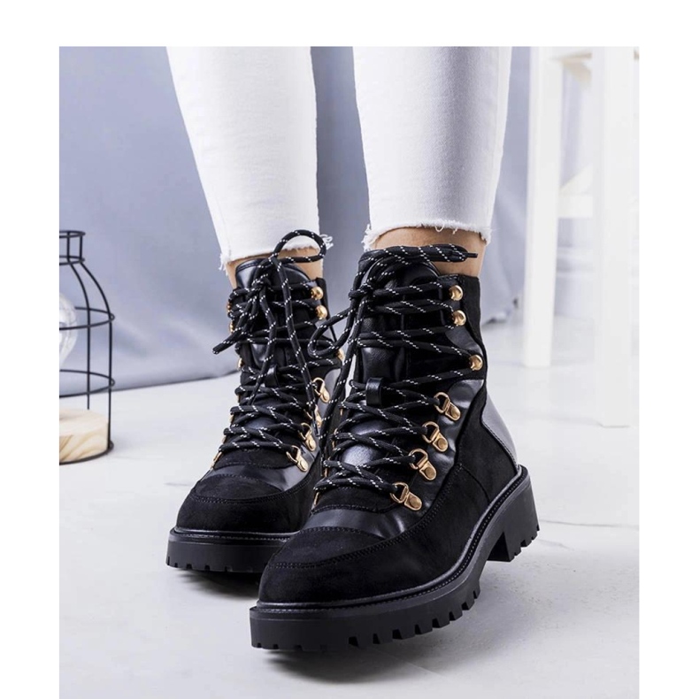 Bottes de travail isolées noires, Leneo - Solea le noir 1