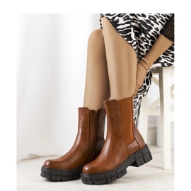 Bottes femme marron brun 1