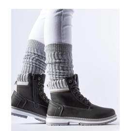 Bottes de randonnée isolées grises 1 Bottes de randonnée isolées grises 1